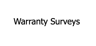 WARRANTY SURVEYS